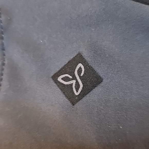 Prana Reversible Black And Charcoal Women's Yoga Top Bra - Picture 9 of 12